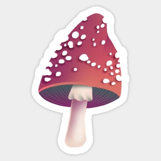 Mushroom Sticker